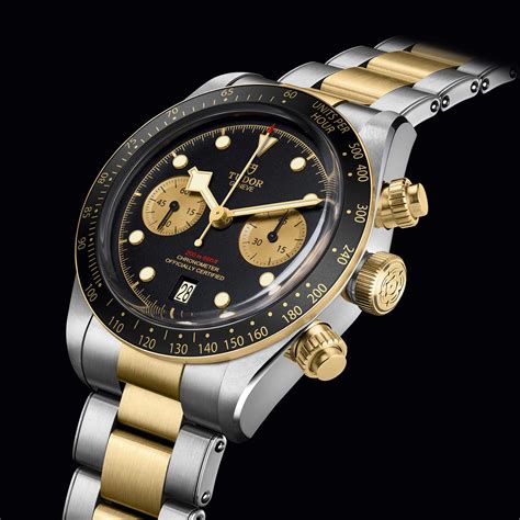 tudor chronograph black bay